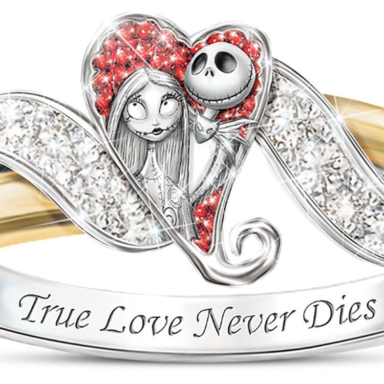 Wholesale True Love Forever Halloween Diamond Rings ACC-RS-Yudie001