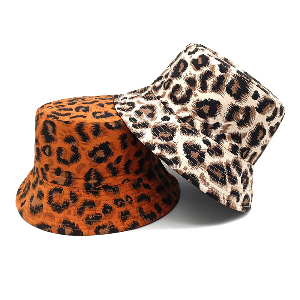 Wholesale  leopard print  basin hat bucket hat