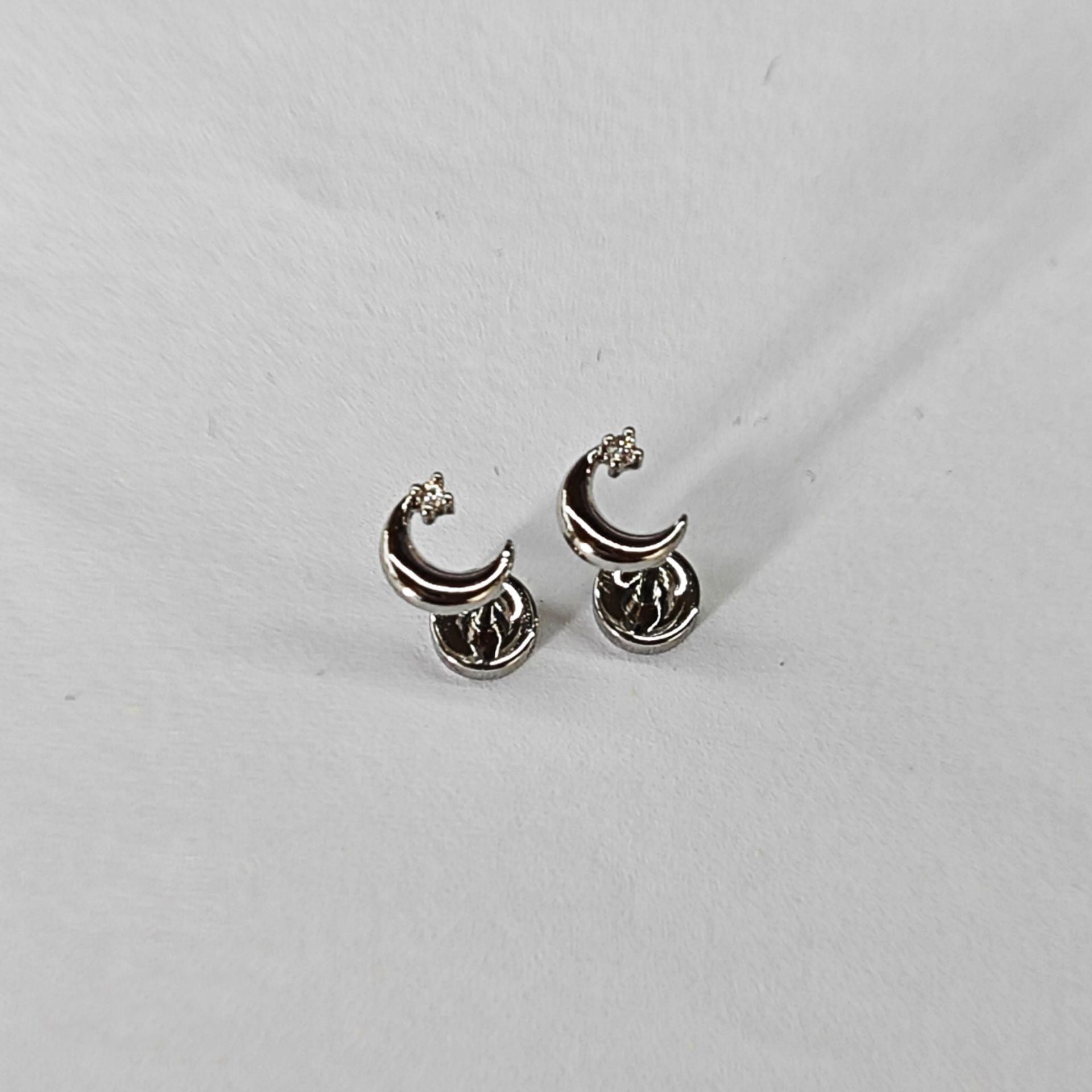Wholesale Titanium Steel 18K Gold Minimalist Star Moon Sun Earrings Set