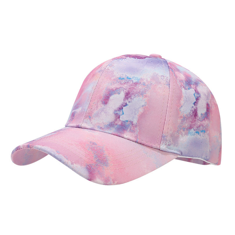 Wholesale  tie-dye fashion Sun-proof baseball cap