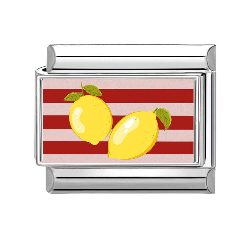 Wholesale Fruit-Themed Italian Modular Multifunctional DIY Creative Birthday Gift Retro Connectable Jewelry Accessories Bracelet