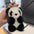 Wholesale Cute Mink Hair Panda Doll Pendant Keychain