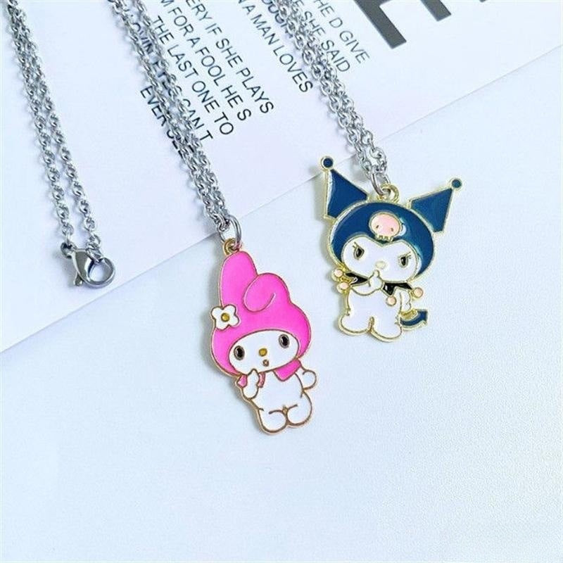 Wholesale Cartoon Cute Small Fresh Doll Alloy Necklace ACCVIP-NE-Hany001