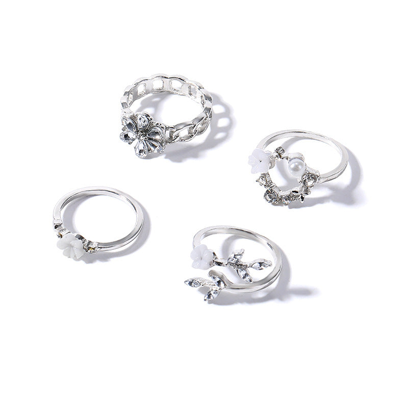 Wholesale  diamond flower ring