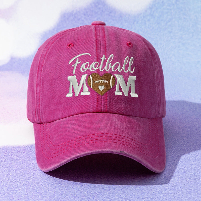 Wholesale FOOTBALL MOM Embroidered Cotton Baseball Hat ACC-HT-TangQiu001