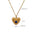 Wholesale  versatile love necklace natural stone beaded stainless steel necklace