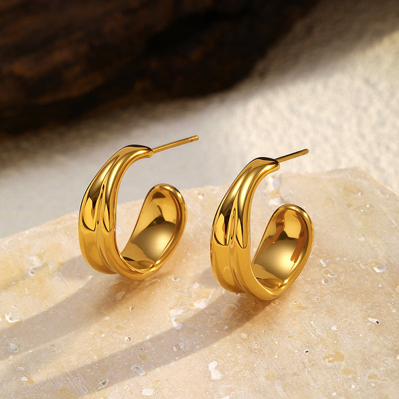 Wholesale  luxury multi-style stainless steel earrings