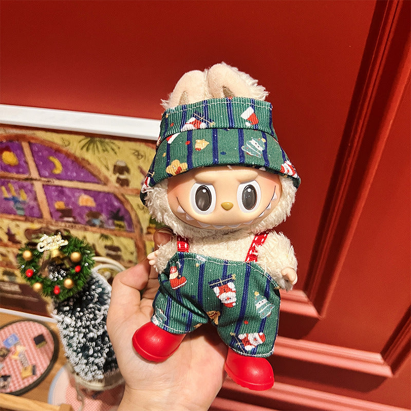 Wholesale Christmas Cute cartoon mini doll clothes