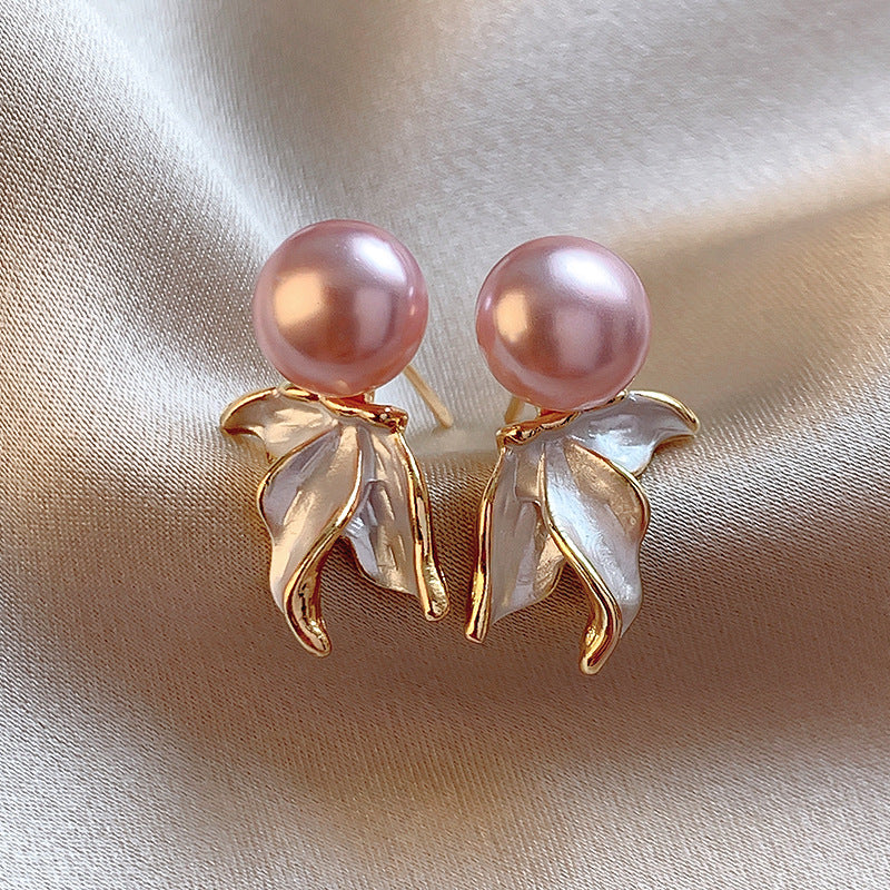 Wholesale  Pearl Geometric Earrings  Luxury  Earrings