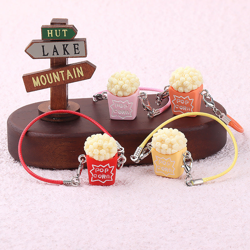 Wholesale Cute cartoon mini popcorn doll accessories