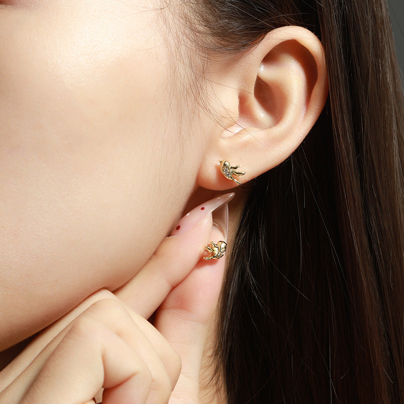 Wholesale Cartoon Animal Series Creative Personality Bird Earrings