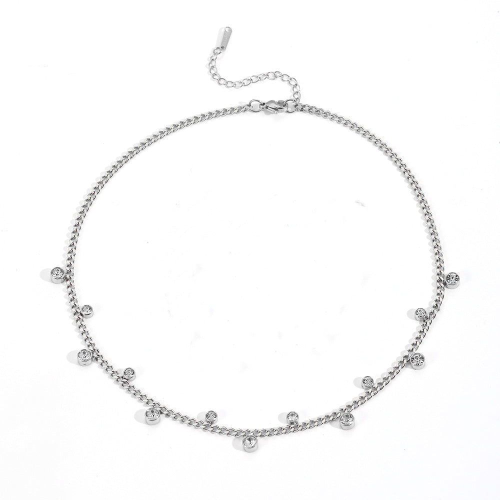Wholesale Titanium Steel Necklace Jewelry Set