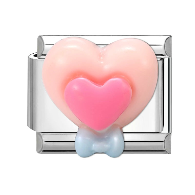 Wholesale 9mm Italian Charm Starter Bracelets DIY Fruit Series Stainless Steel Composable Bracelet