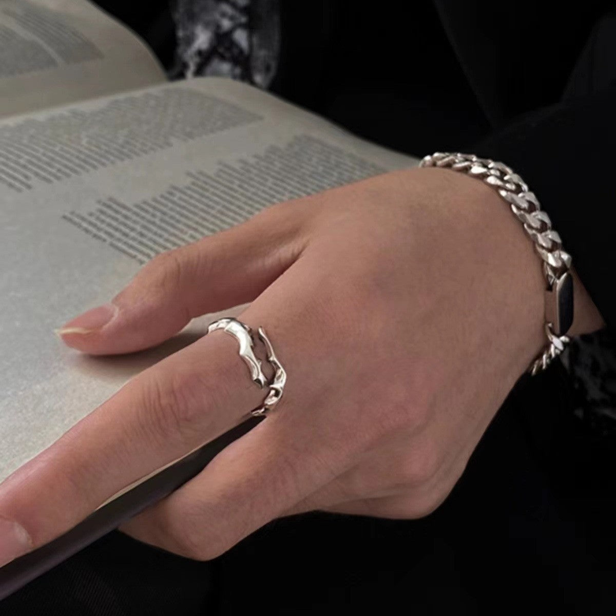 Wholesale Irregular Ring Fashion Original Couple Ring