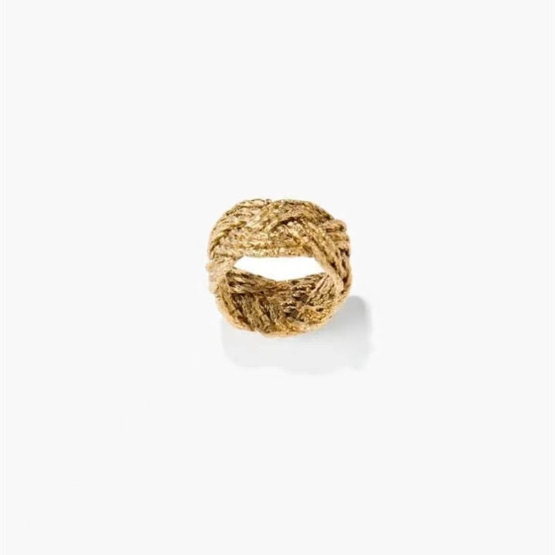 Wholesale copper gold-plated fashionable retro metal  ring