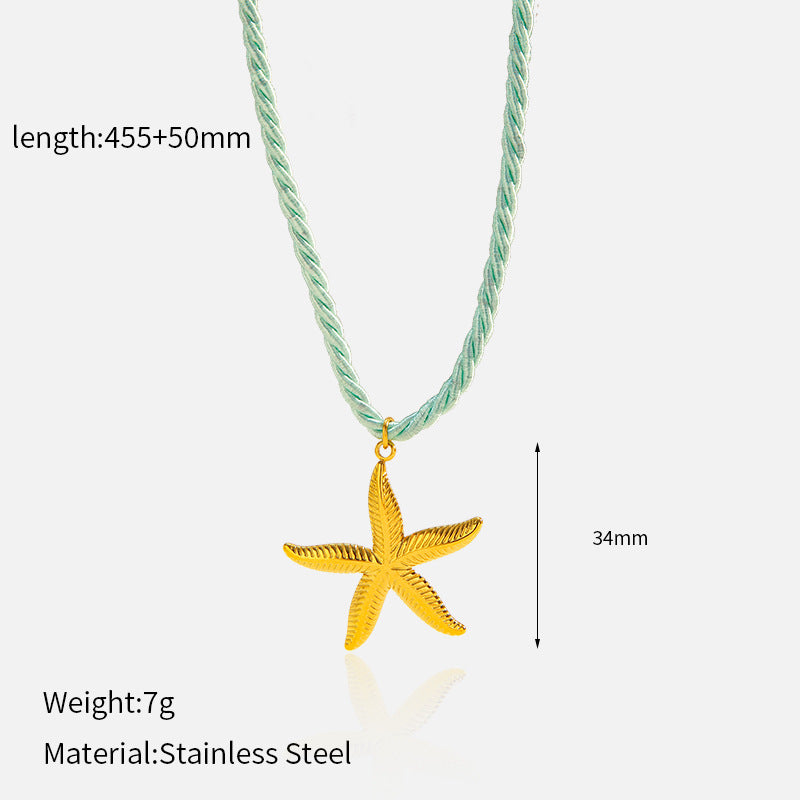 Wholesale Stainless Steel Ocean Pendant  Necklace