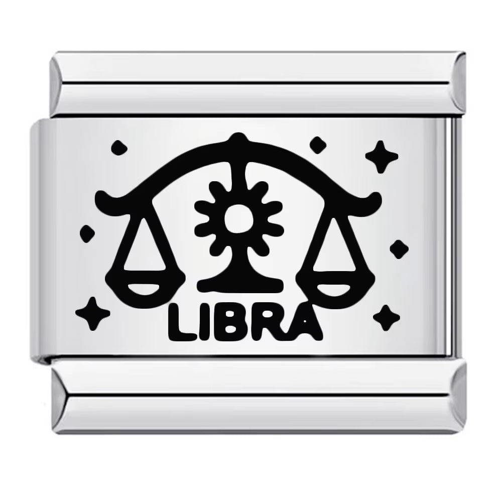 Wholesale Zodiac Element Stainless Steel Modular Bracelet DIY Jewelry Accessory