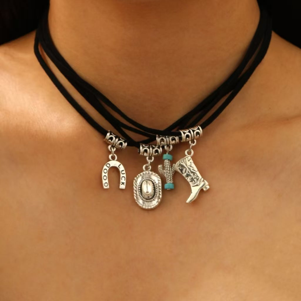 Wholesale Leather boots,  cowboy hat,  bracelet necklace ring