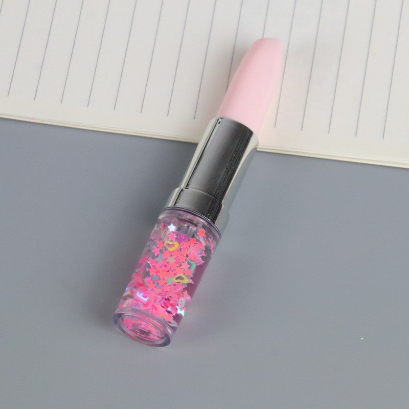 Wholesale lipstick fresh quicksand powder plastic signature pen ACC-PN-Liuj003