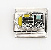 Wholesale 5pcs Italian Charm Bracelet 9mm DIY Splicing Car and Ship Series Stainless Steel Composable Bracelet