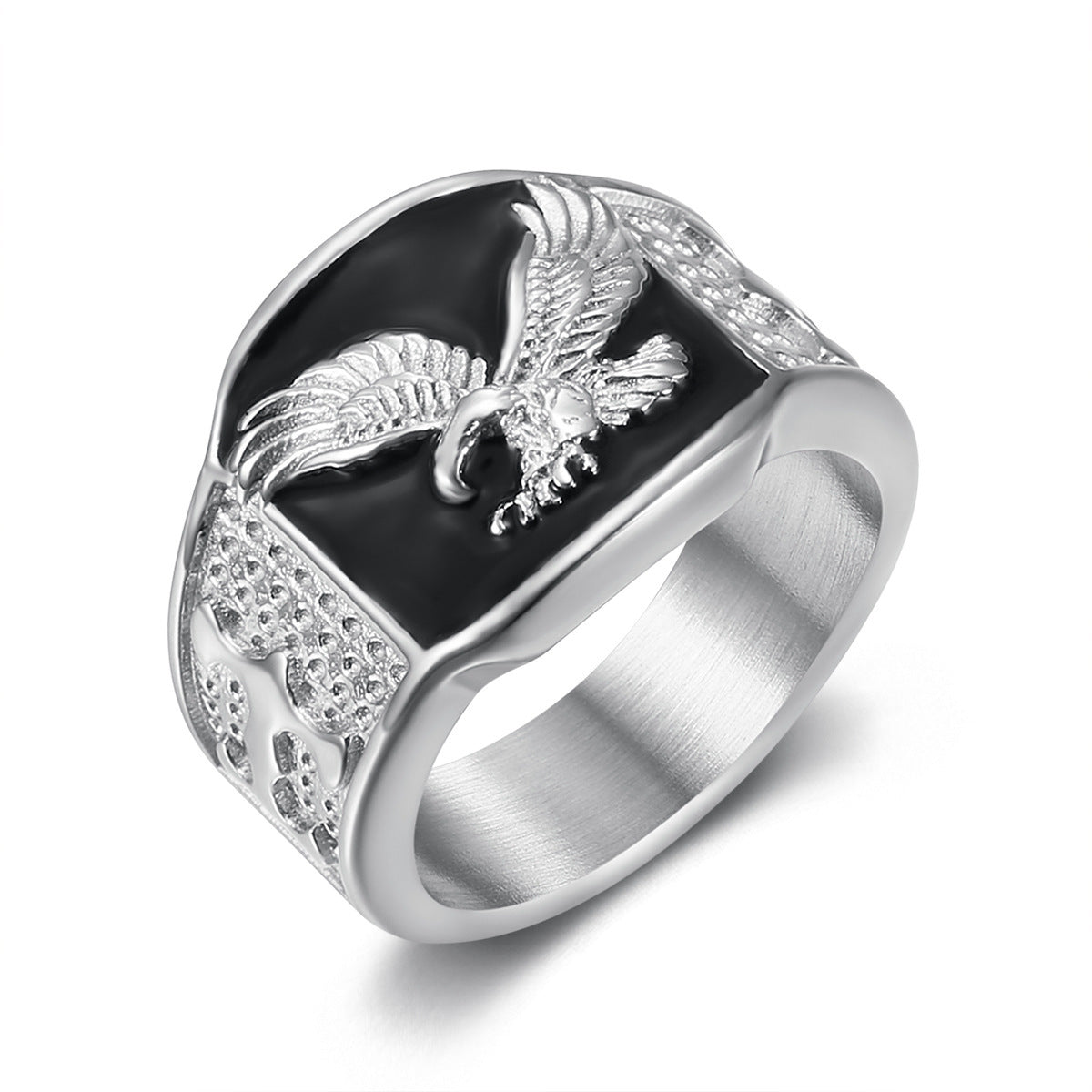 Wholesale Gold Eagle Flying Design Men' s Ring Stylish Fashion Accessory Boutique Resale