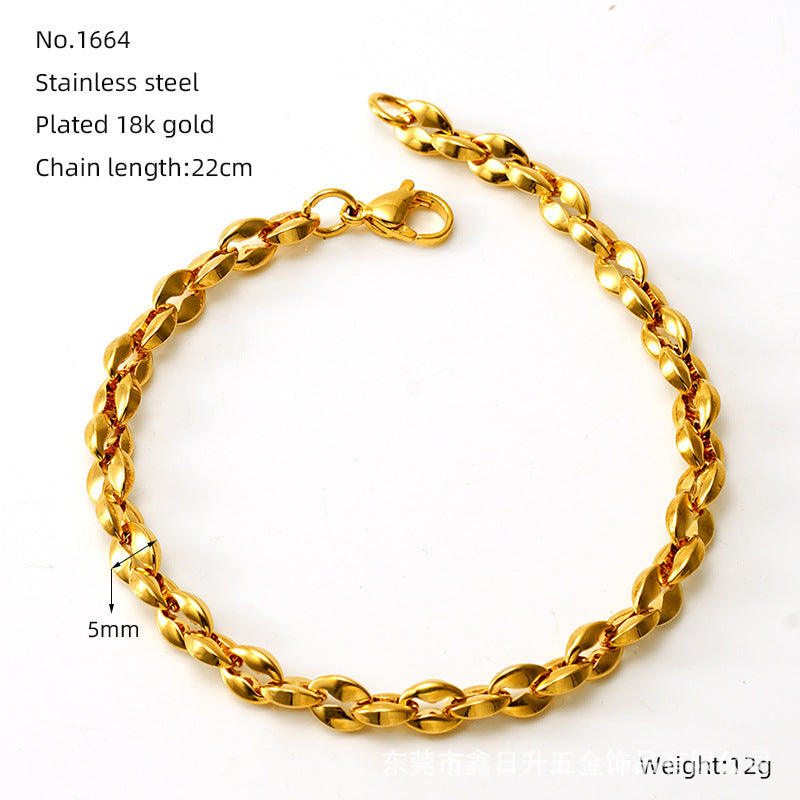 Wholesale Infinity Symbol Stainless Steel Bracelet - Fashion Accessory for Everyday Wear