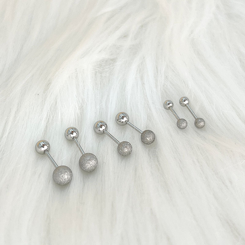Wholesale Titanium Steel Stylish Heart  Star Screw-Back Cartilage Stud