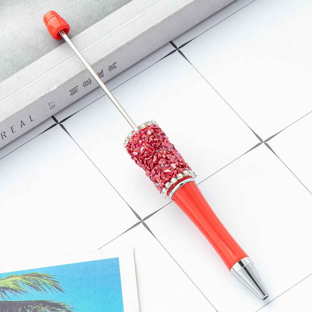 Wholesale Beadable Pens Rhinestones Crushed Stone DIY Pen Office Supplies Gift ACC-PN-CY007