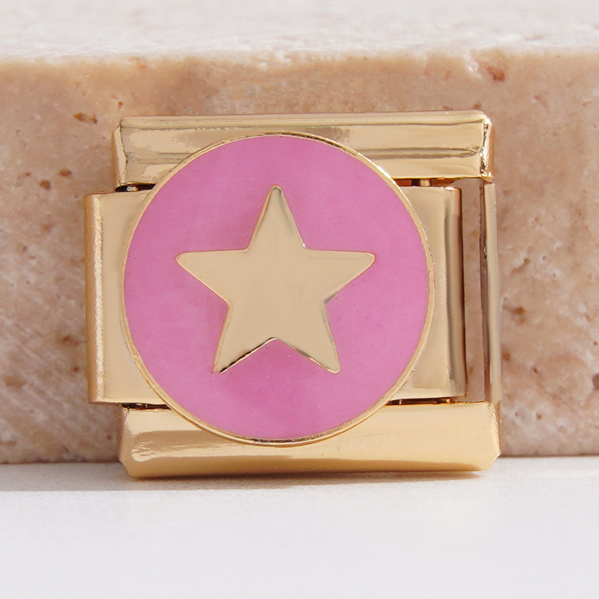 Wholesale   9mm Italian Charm Starter Bracelets DIY square Single Section Creative Stainless Steel Composable Bracelet