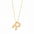 Wholesale Chubby Letter Pendant Clavicle Chain  Necklace