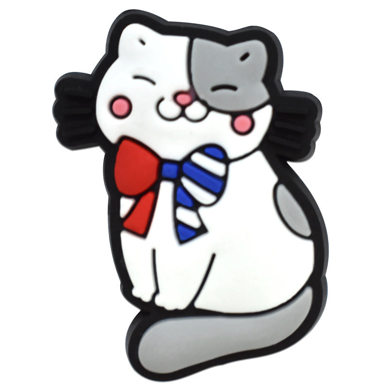 Wholesale Random 100pcs American Independence Day Shoes PVC Soft Rubber Slippers Decoration Shoes Charms ACC-SC-RYY034