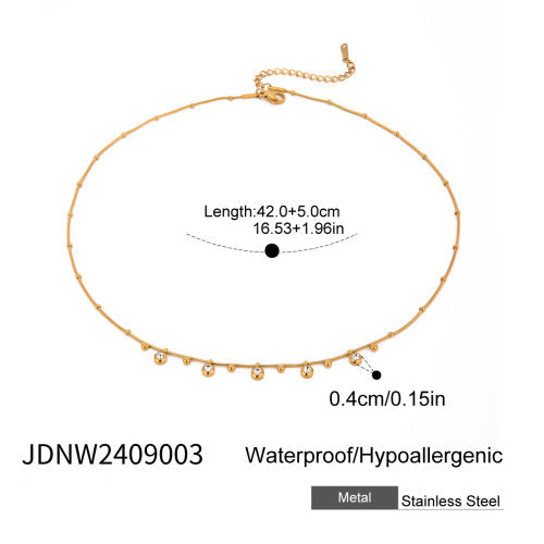 Wholesale Stainless Steel Letter Necklace