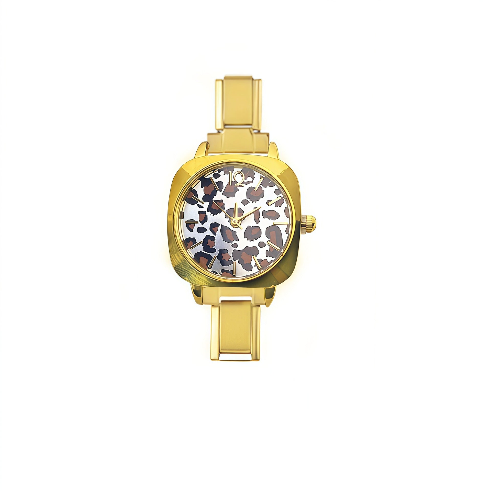 Wholesale New Cross-Border Leopard Print Italian Modular Watch,  Simple and Versatile,  DIY Detachable Watch Head