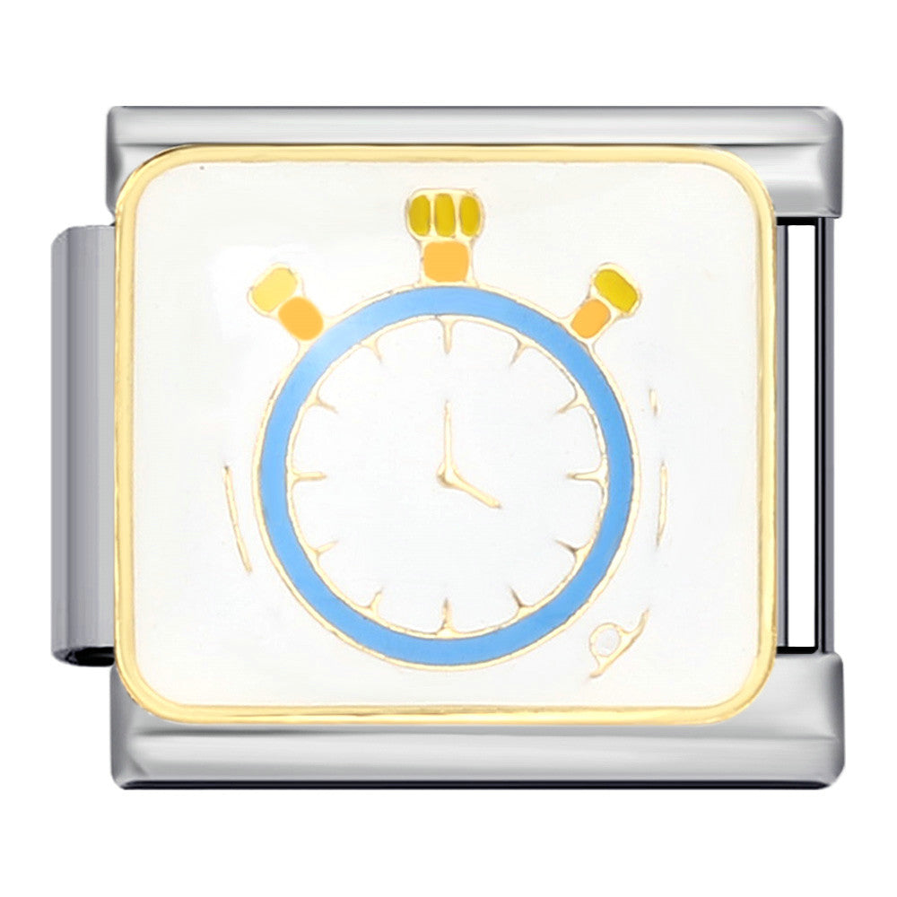 Wholesale Italian Charm Bracelet 9mm DIY Splicing Removable Sports Series Italian Stainless Steel Composable Bracelet