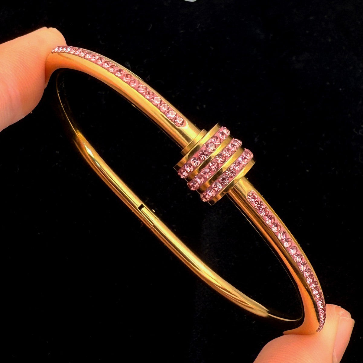Wholesale Titanium steel diamond-encrusted bracelet ACCVIP