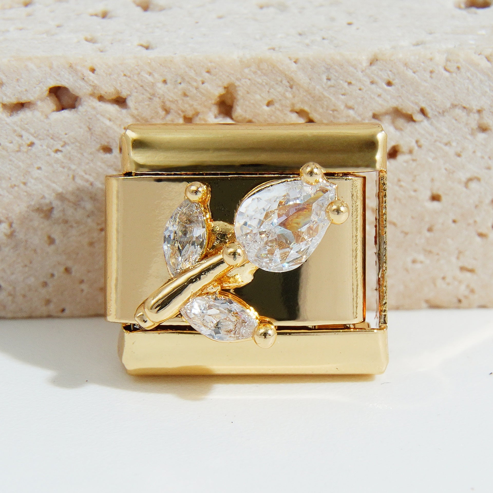 Wholesale Italian charm bracelet DIY splicing stainless steel composable bracelet