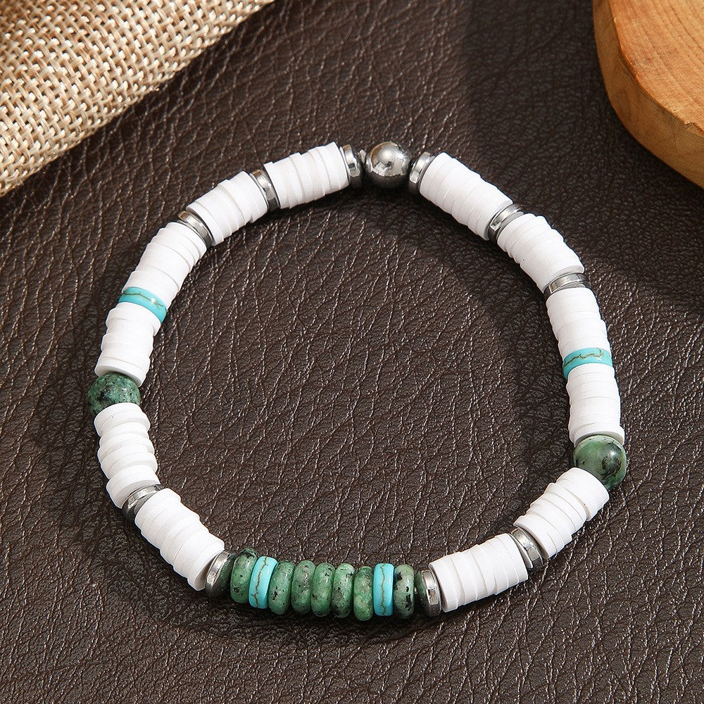 Wholesale Retro-style Fashionable Turquoise Beaded Bracelets