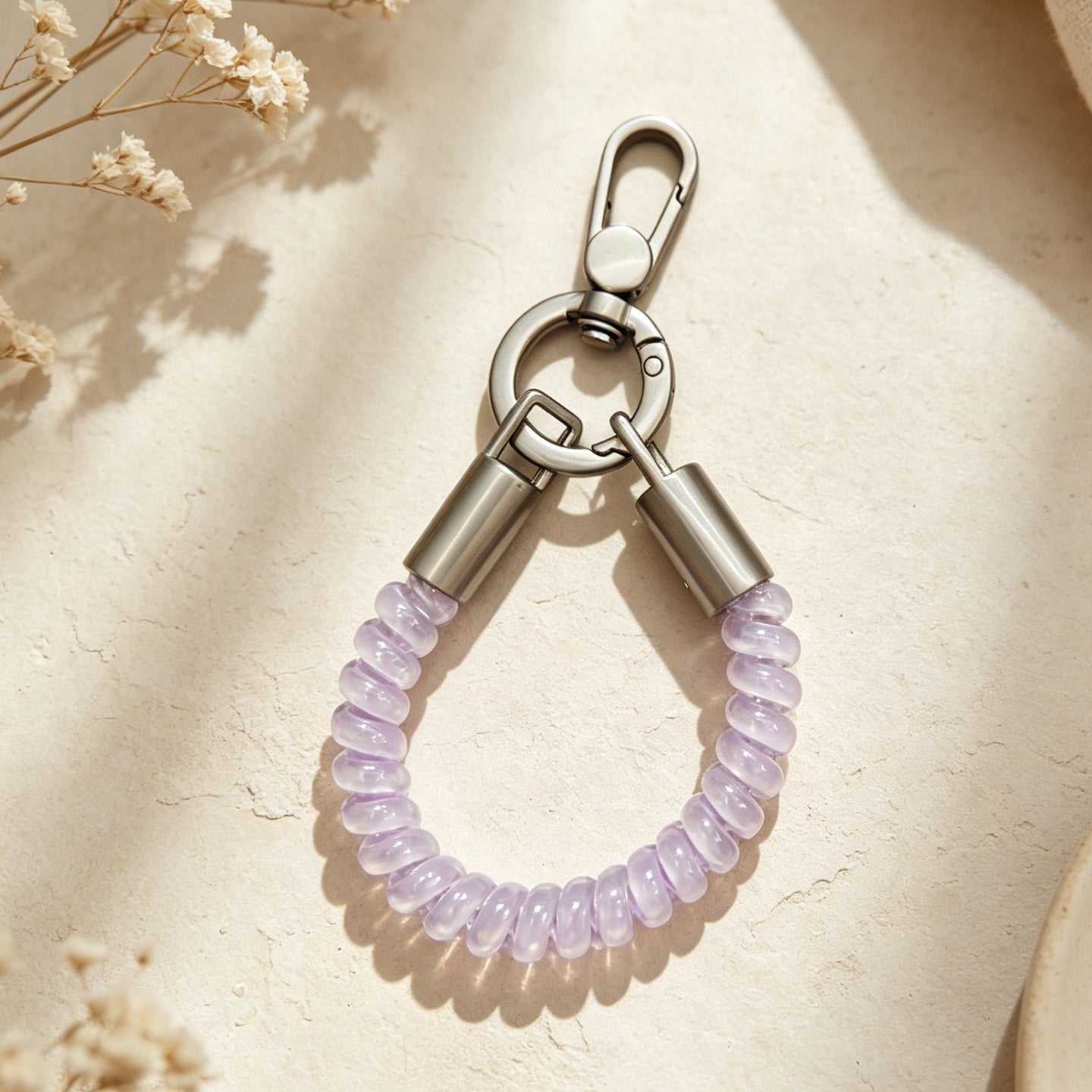 Wholesale Jelly Candy Spring Keychain Light Pink Plastic DIY Bag Charm For Craft Supply And Everyday Use