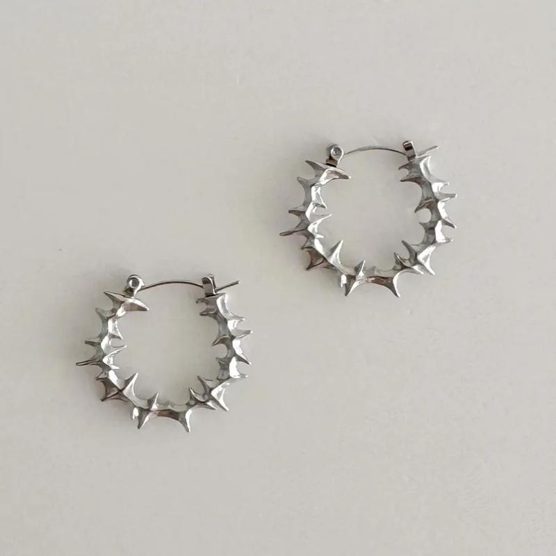 Wholesale  Alien Thorn Earrings  Retro Hip-hop Ear Jewelry Earrings