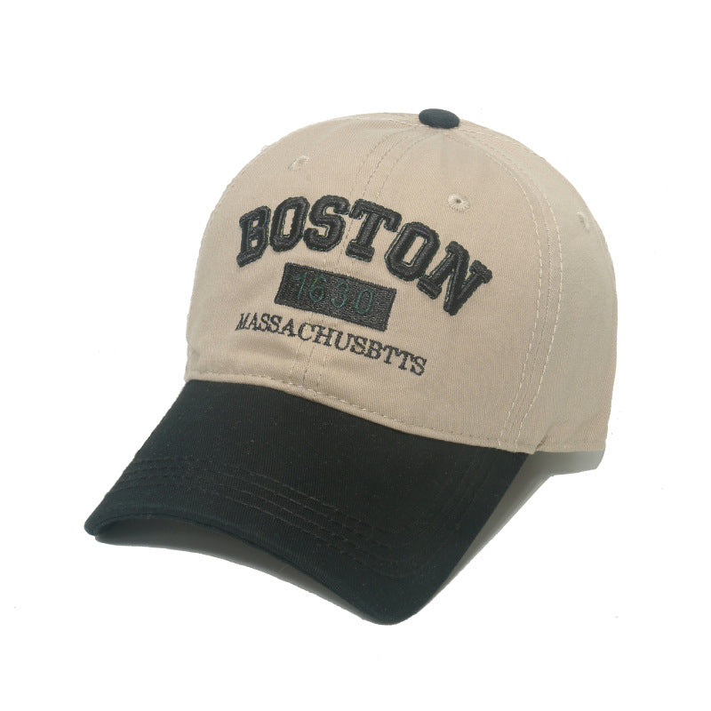 Wholesale Washed baseball cap with embroidered letters