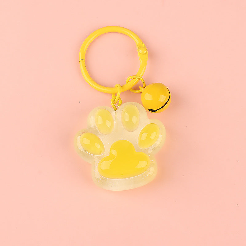 Wholesale Cute Luminous Cat Claw Creative Keychains ACC-KC-YiNian002