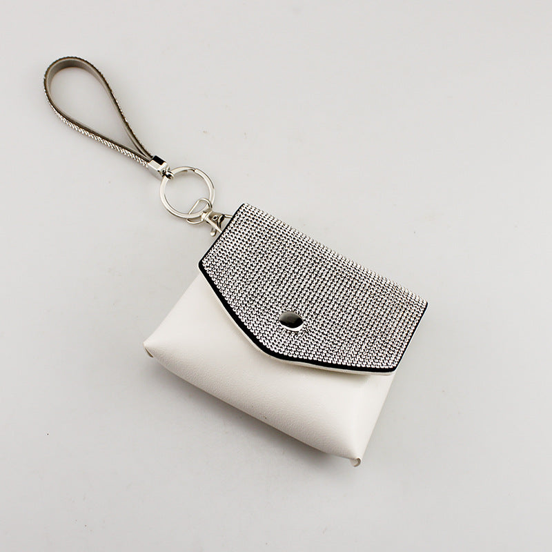 Wholesale Diamond Lipstick Tube Storage Bag Keychain ACC-KC-TMS012