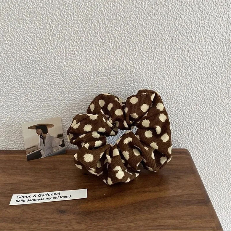 Wholesale Vintage Leopard Print Hair Scrunchies ACC-HS-Hanl006