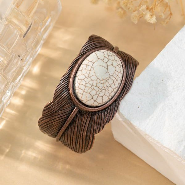 Wholesale Bohemian Peacock Feather Bracelet ACC-BT-Gaoz004