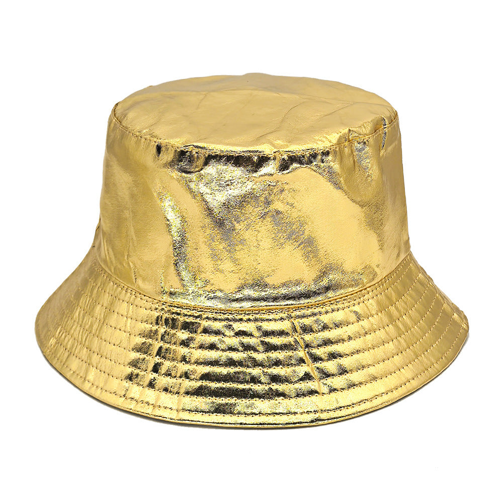 Wholesale Gold and silver bucket hat