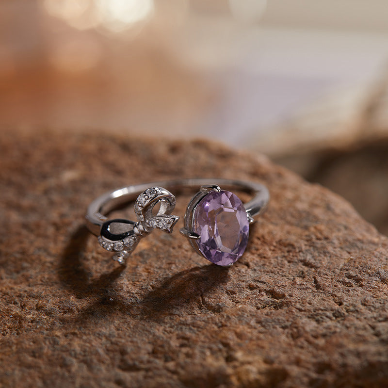 Wholesale light luxury bow S925 sterling silver plated 18K necklace