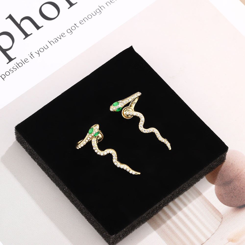 Wholesale Snake light luxury fashion earrings