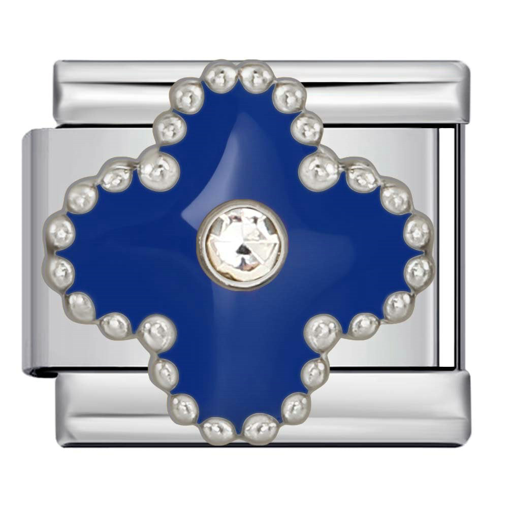 Wholesale 9mm Italian Charm Starter Bracelets DIY Four Leaf Clover Stainless Steel Composable Bracelet