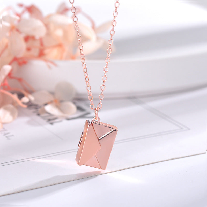 Wholesale Love Letter Envelope Necklace