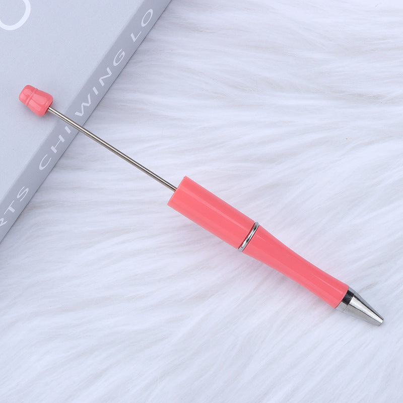 Wholesale 5PCS Beadable Pens Solid Color Gradient Color DIY Beaded Pen Gift Office Supplies ACC-PN-JinBN013